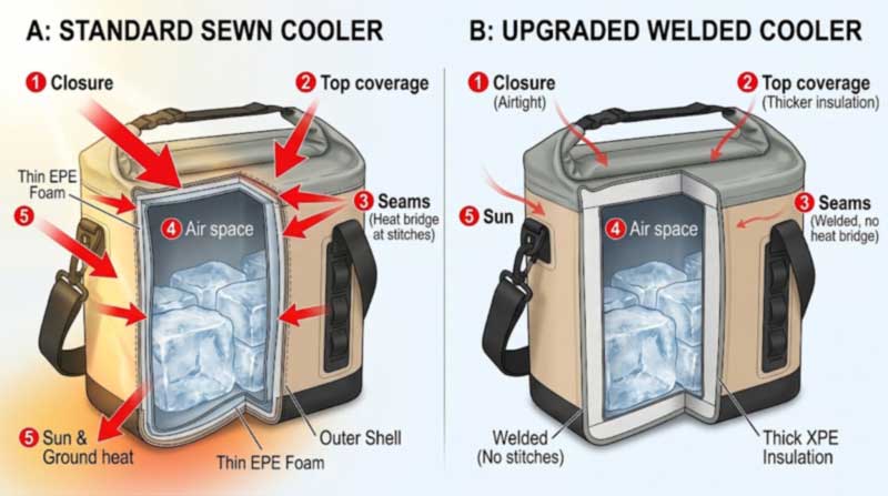 Soft Cooler Terbaik untuk Retensi Es: Arti Jamnya