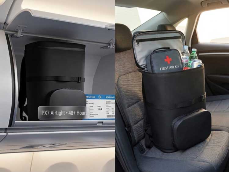 22L IPX7 waterproof cooler backpack for airline travel with airtight zipper and dry car seat 22L IPX7 waterproof cooler backpack for airline travel with airtight zipper and dry car seat