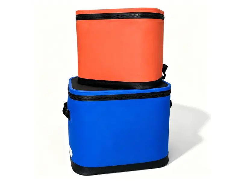 Ransel Pendingin Lembut Terisolasi dengan Tutup Zip-Top yang Dibentuk untuk Berkemah dan Pantai